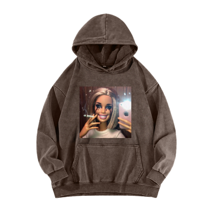 Wacky Barbie Washed Hoodie