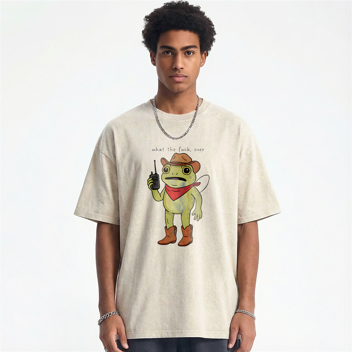 What the F#ck, Over Washed T-shirt