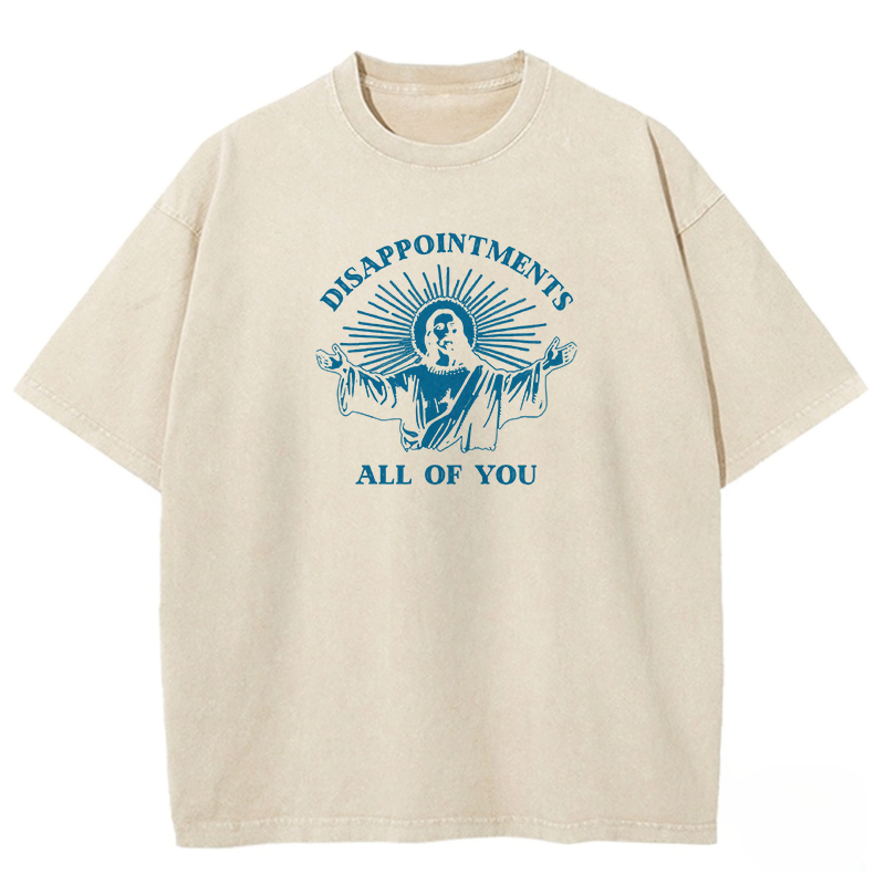 Disappointments All Of You Washed T-shirt