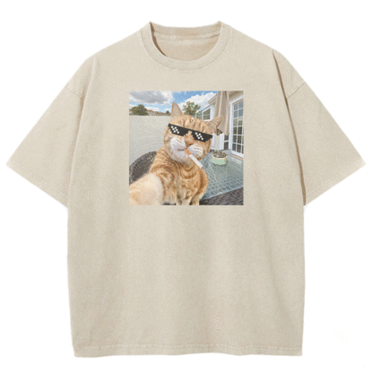 Urban Feline Cool Washed T-shirt