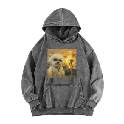 Wacky Dog Washed Hoodie