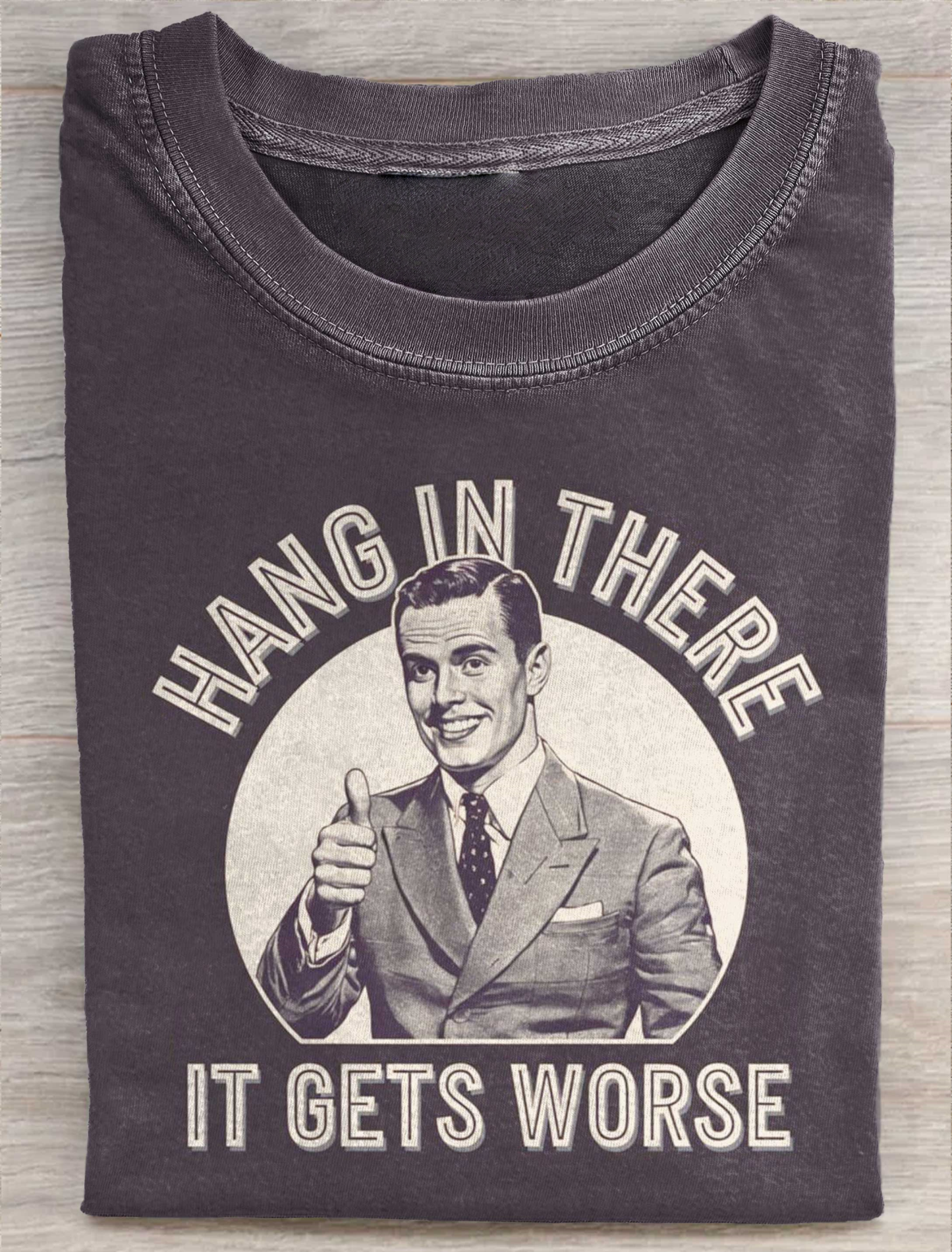 Hang in there Funny Art Print Casual Short Sleeve T-shirt