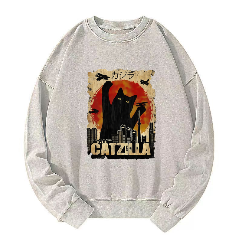 Catzilla Washed Sweatshirt