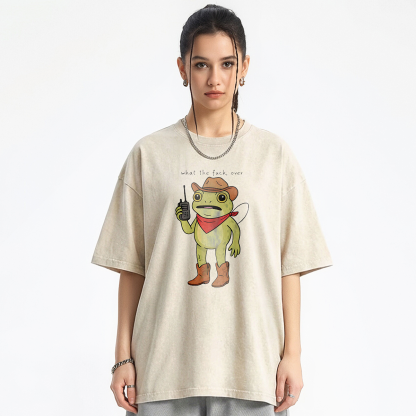 What the F#ck, Over Washed T-shirt