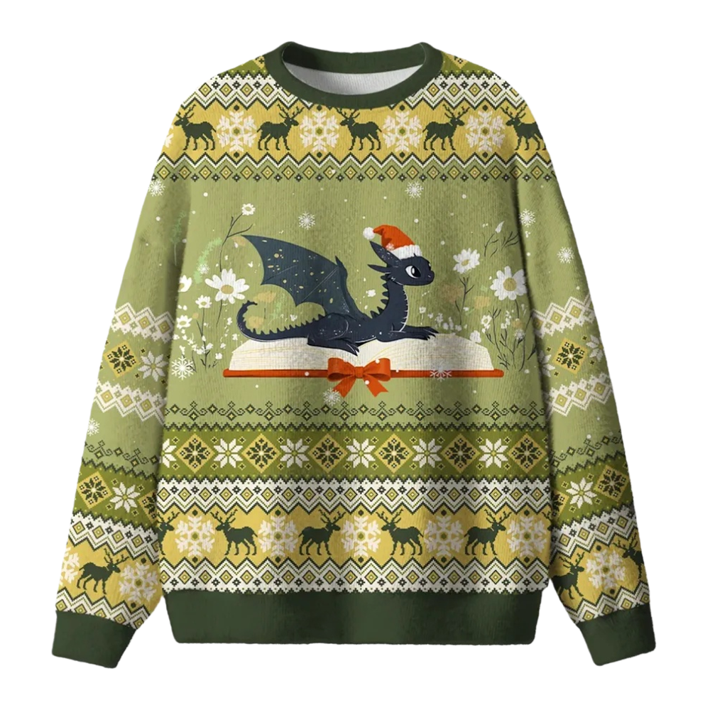 Santa Claus Middle Finger Ugly Christmas Sweatshirt