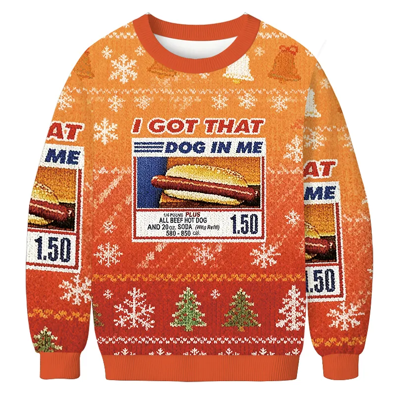 I Got That Dog In Me Ugly Christmas Sweatshirt