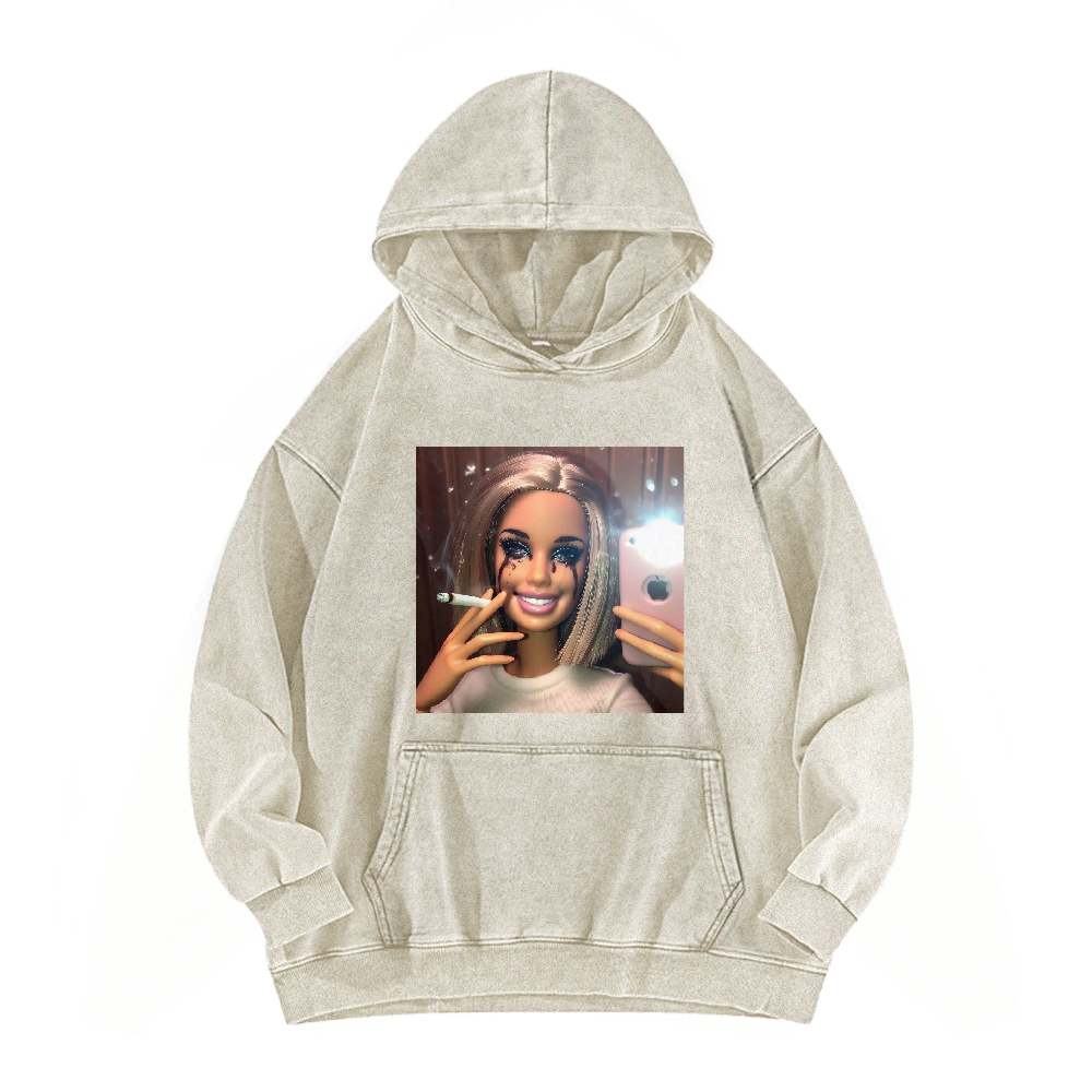 Wacky Barbie Washed Hoodie