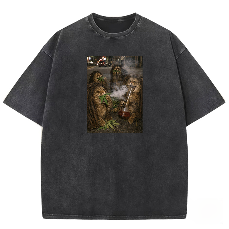 Catnip Dreamers Washed T-shirt