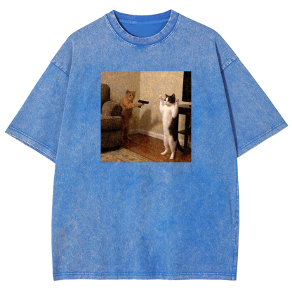 Meow Mafia Washed T-shirt