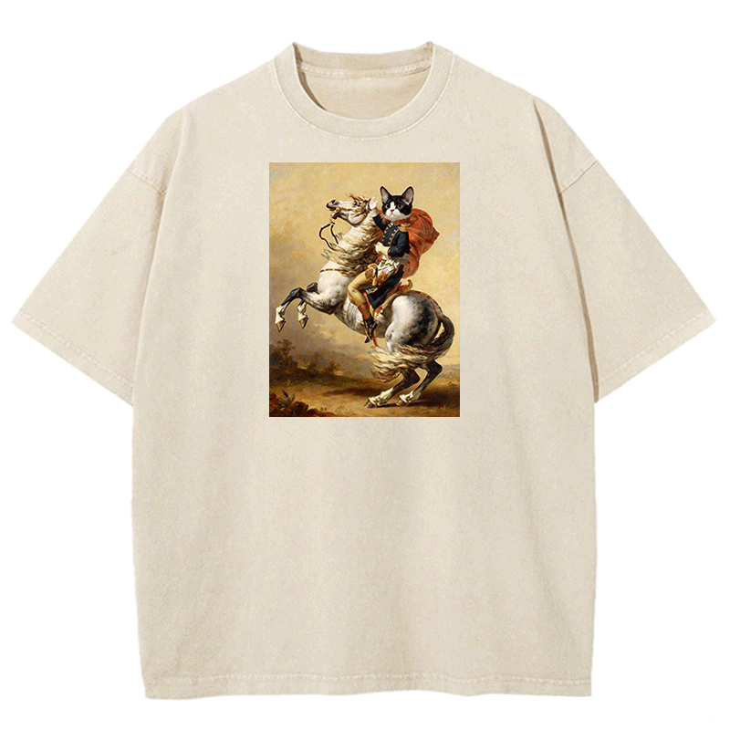Napoleon Meow Washed T-shirt