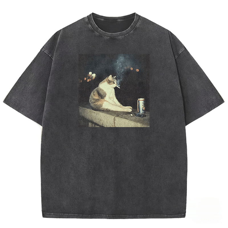 Nocturnal Vices Washed T-shirt