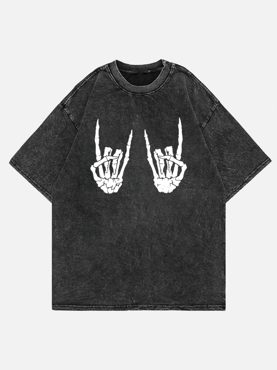 THE LAST SET Washed T-shirt