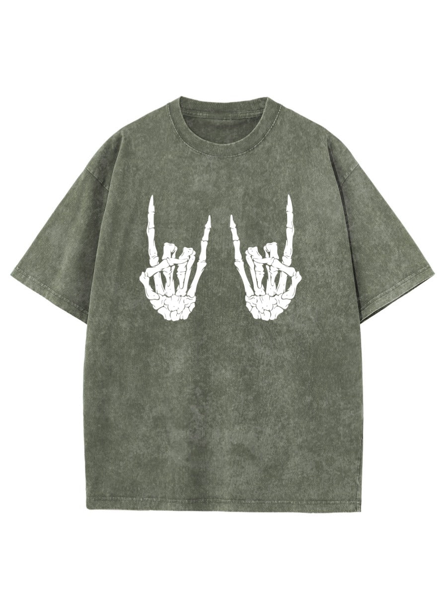  ROCK&ROCK Washed T-shirt