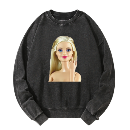 Wacky Barbie Washed Sweatshirt