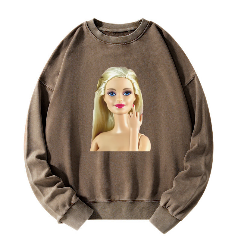 Wacky Barbie Washed Sweatshirt