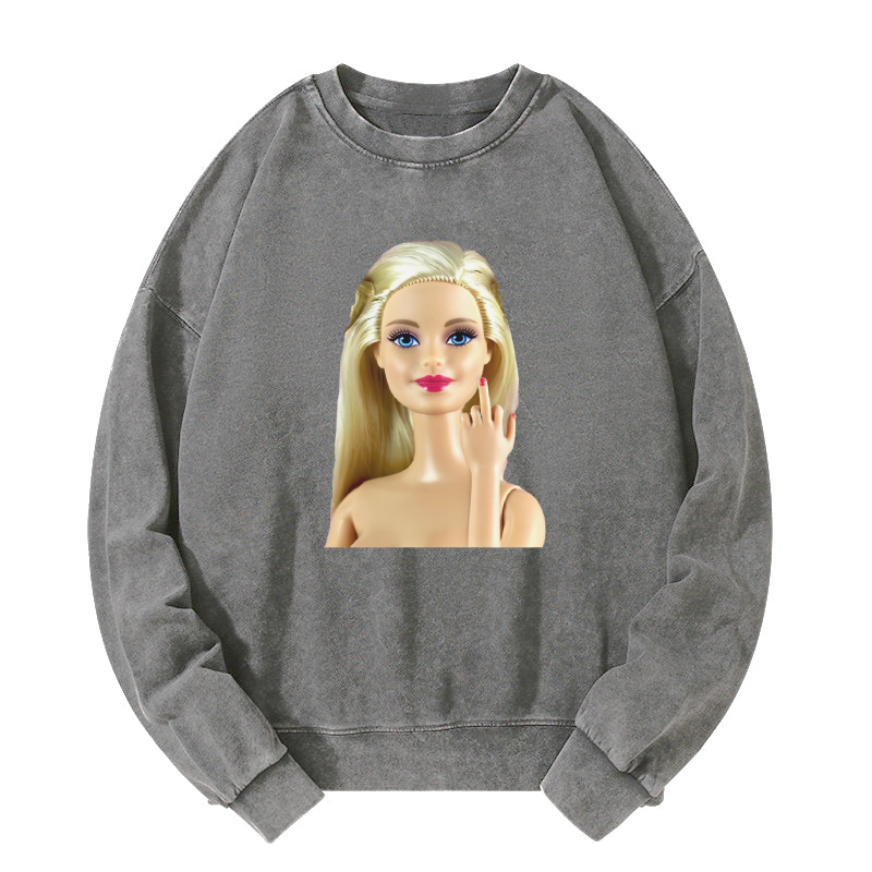 Wacky Barbie Washed Sweatshirt