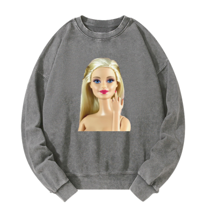 Wacky Barbie Washed Sweatshirt
