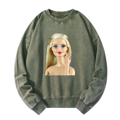Wacky Barbie Washed Sweatshirt
