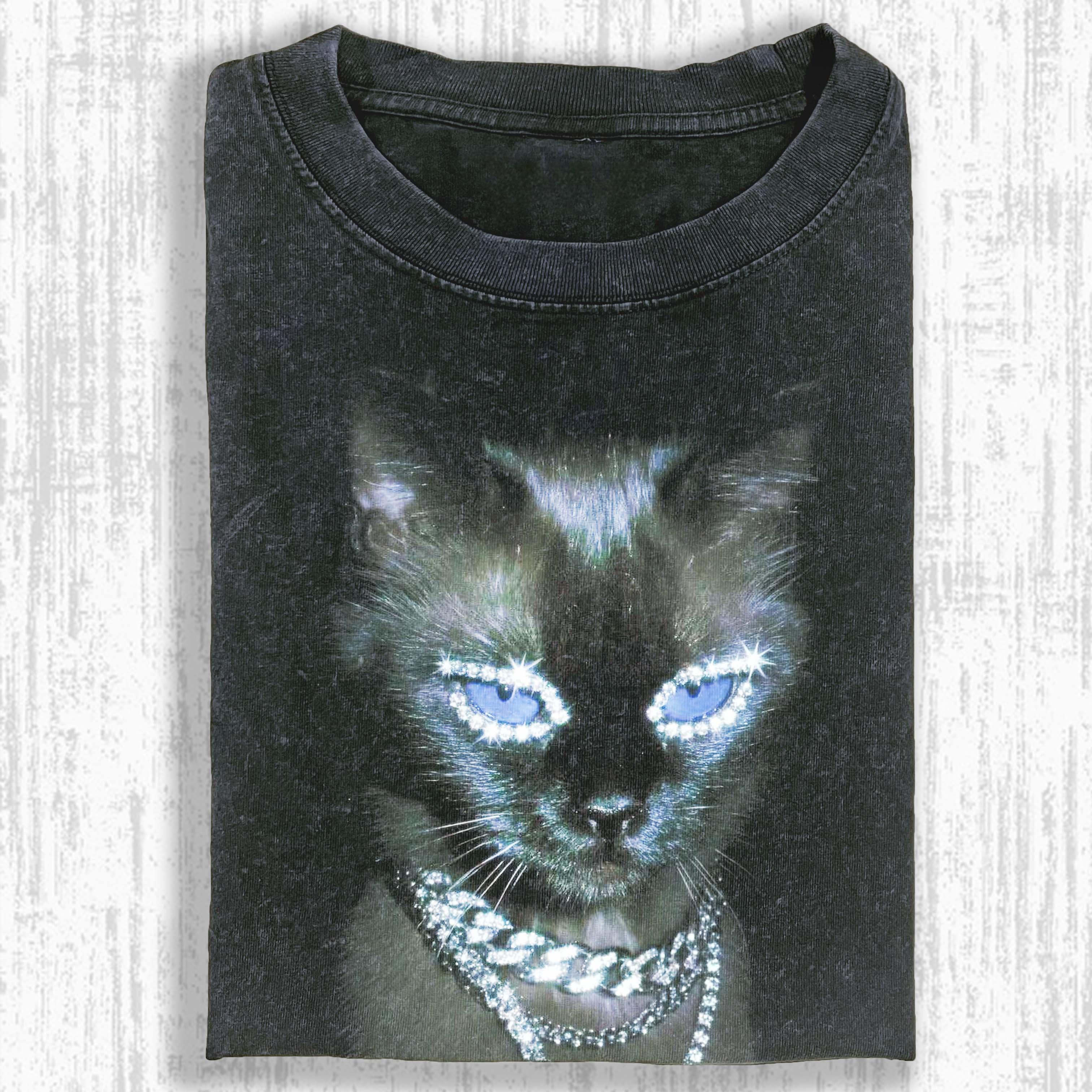 Glam Kitty Washed T-shirt