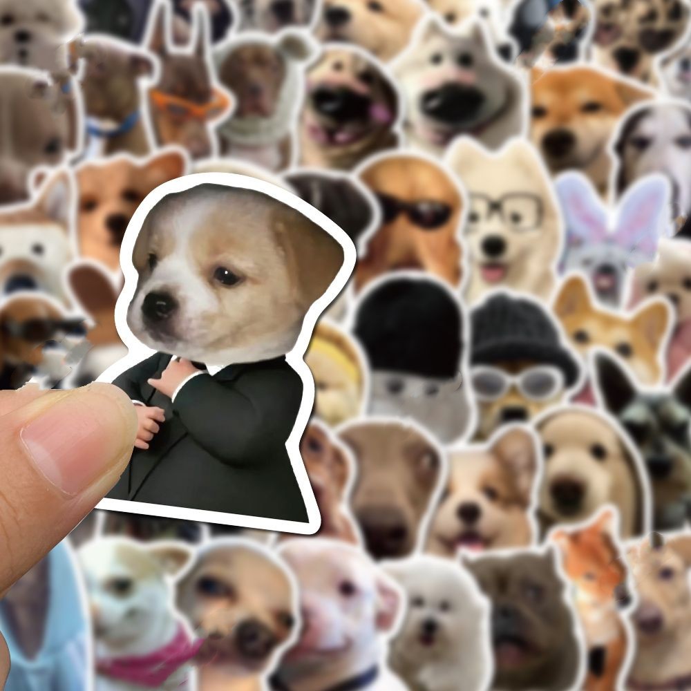Funny dog meme stickers 50pcs