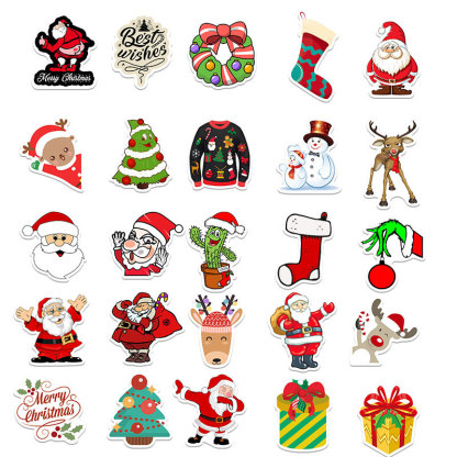 Fun Christmas Stickers – 50pcs