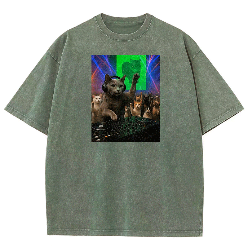 Purr-ty Beats Washed T-shirt
