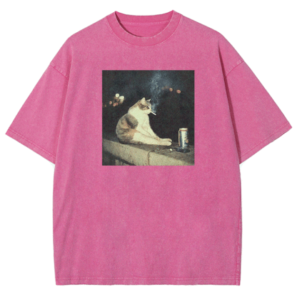 Nocturnal Vices Washed T-shirt