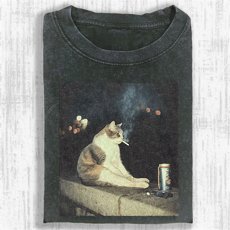 Nocturnal Vices Washed T-shirt