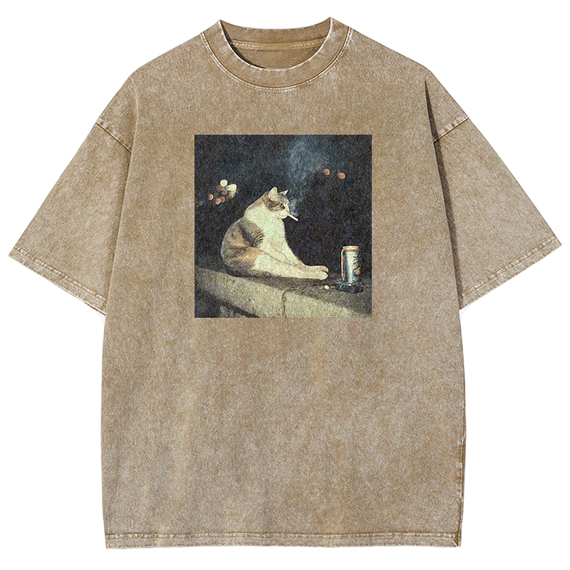 Nocturnal Vices Washed T-shirt