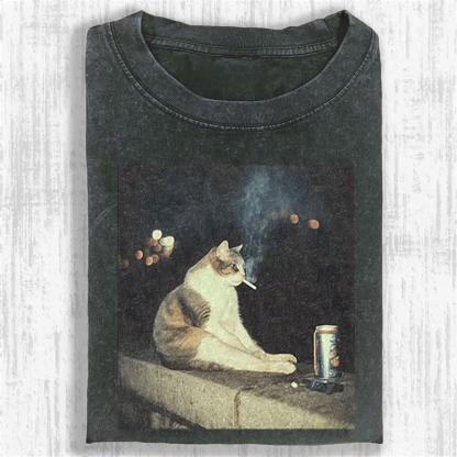 Nocturnal Vices Washed T-shirt