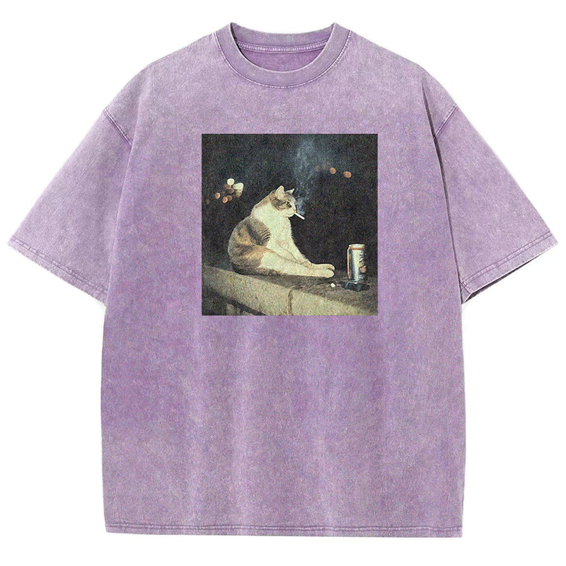 Nocturnal Vices Washed T-shirt