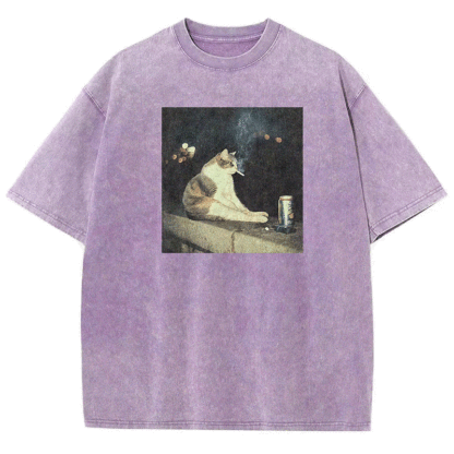 Nocturnal Vices Washed T-shirt