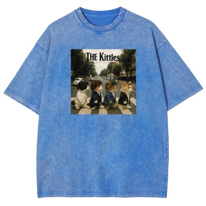 Meow Beatles Washed T-shirt