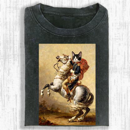 Napoleon Meow Washed T-shirt