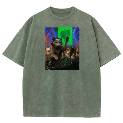 Purr-ty Beats Washed T-shirt