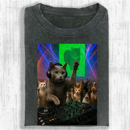 Purr-ty Beats Washed T-shirt