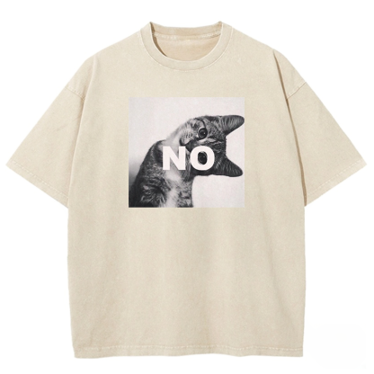 Reject Cat Washed T-shirt