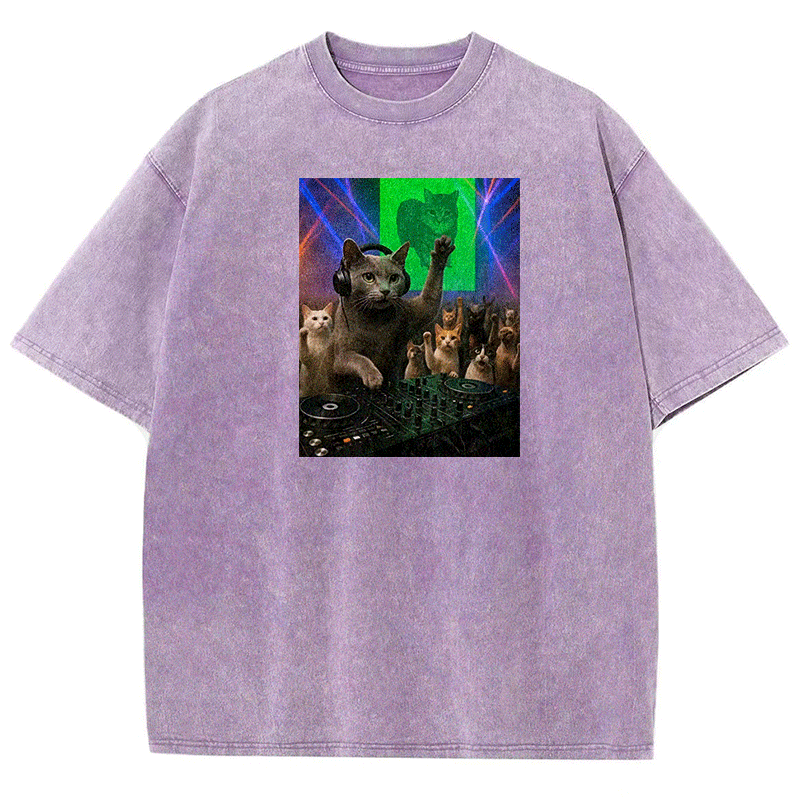 Purr-ty Beats Washed T-shirt