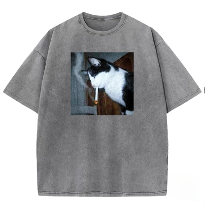 Nicotine Neko Washed T-shirt