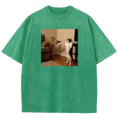 Meow Mafia Washed T-shirt