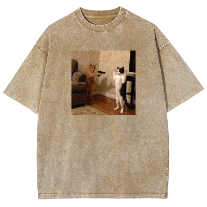 Meow Mafia Washed T-shirt