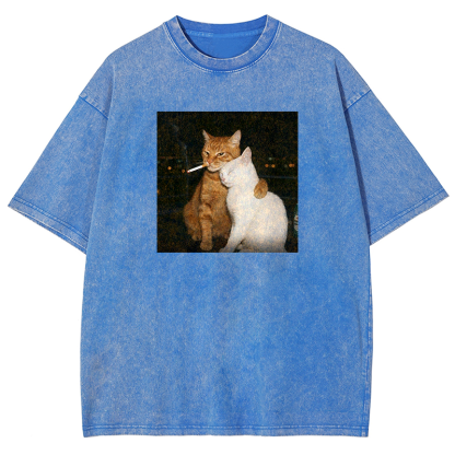 City Lights Companions Washed T-shirt