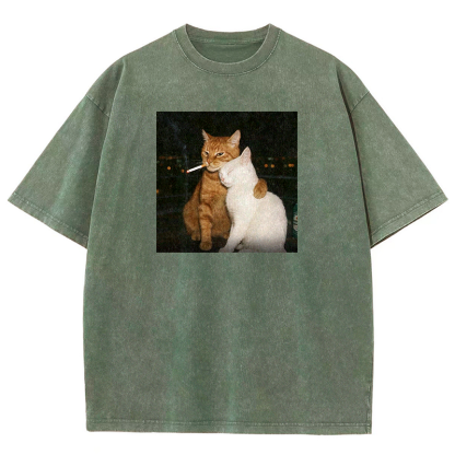 City Lights Companions Washed T-shirt