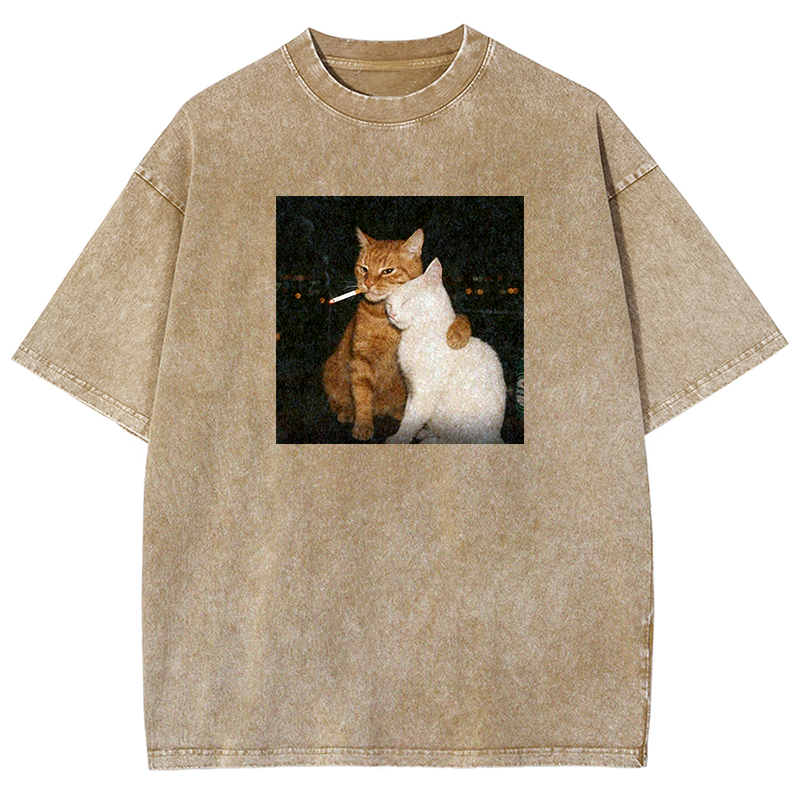 City Lights Companions Washed T-shirt