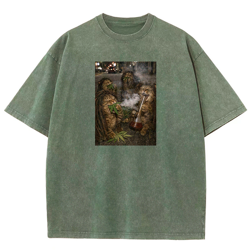 Catnip Dreamers Washed T-shirt