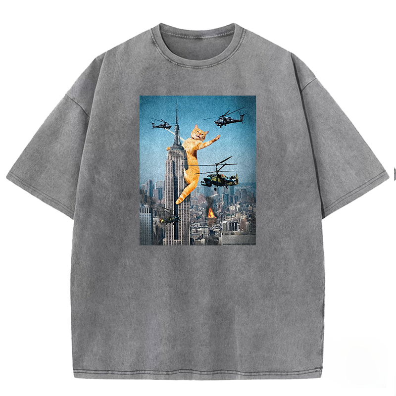 Sky Scraper Savior Washed T-shirt