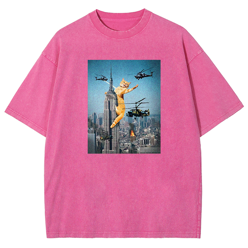 Sky Scraper Savior Washed T-shirt