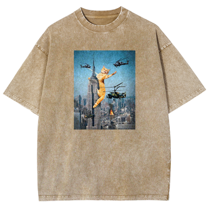 Sky Scraper Savior Washed T-shirt