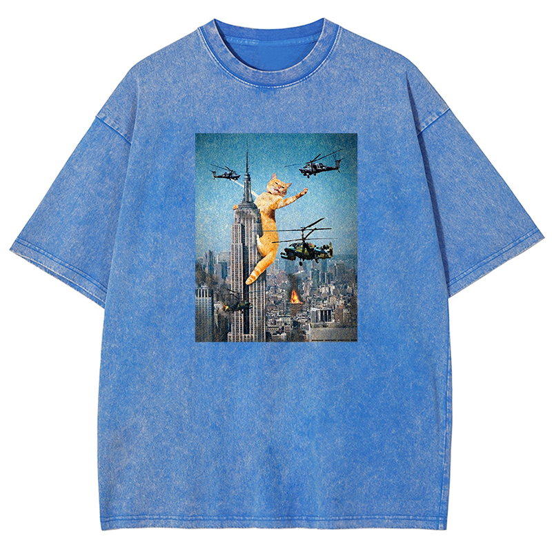 Sky Scraper Savior Washed T-shirt