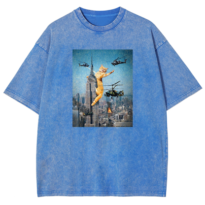 Sky Scraper Savior Washed T-shirt
